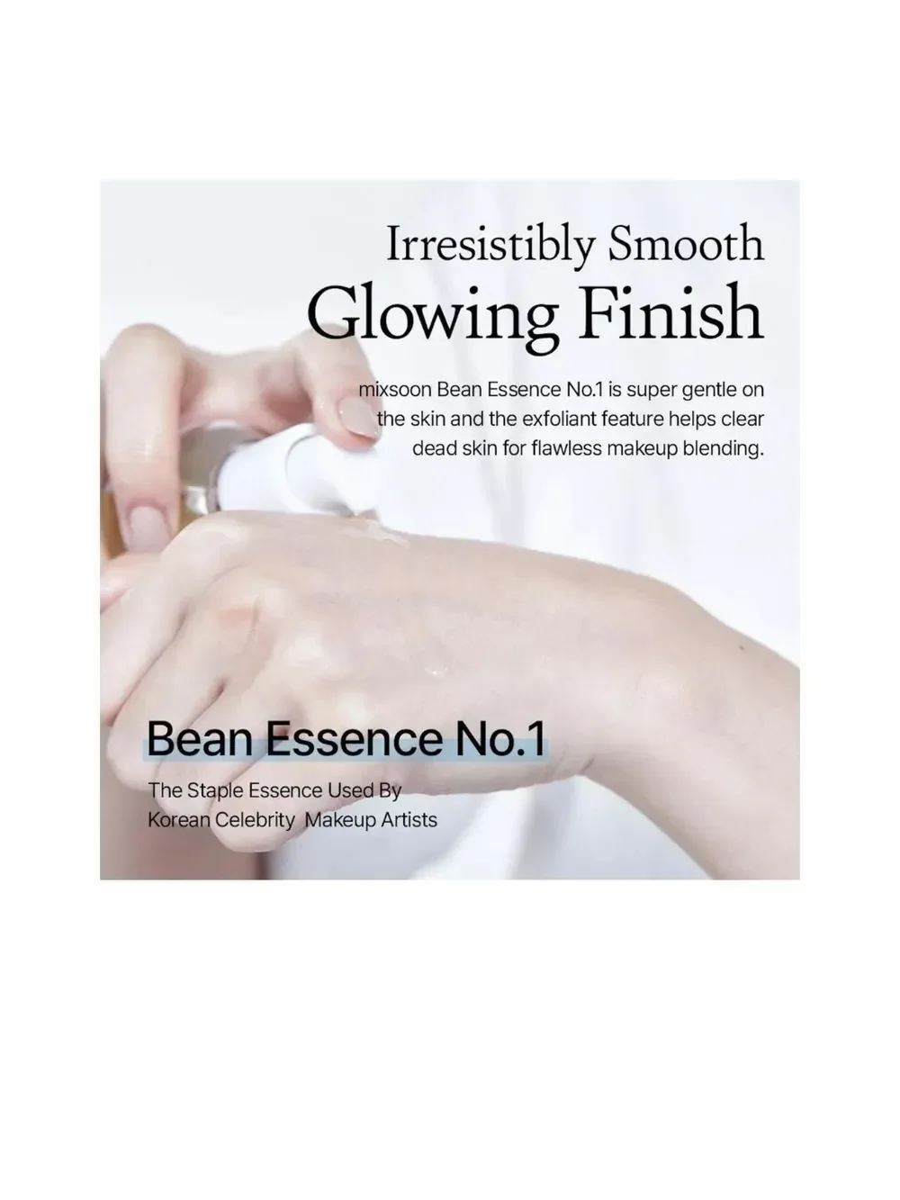 Mixsoon Bean Essence - Hydrating Face Essence (White & Gold)